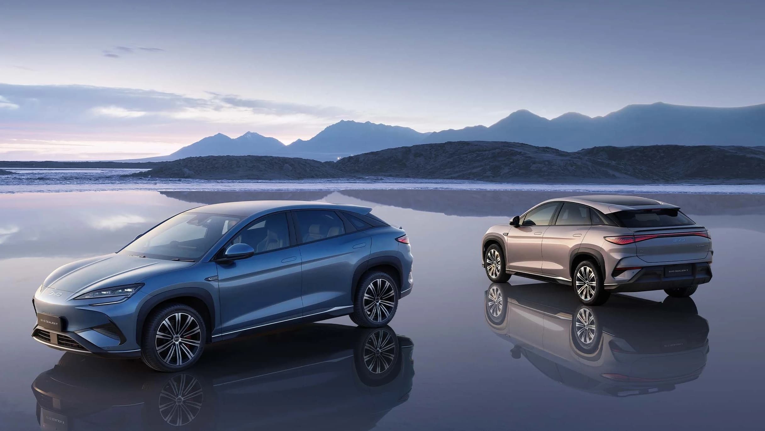 BYD Sealion 7 electric SUV showcasing modern design and premium features available at BYD Serpong